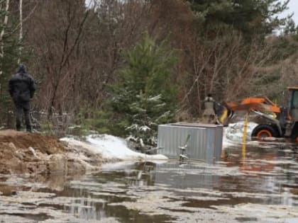 Режим повышенной готовности из-за сильных подтоплений сохраняется на Вологодчине