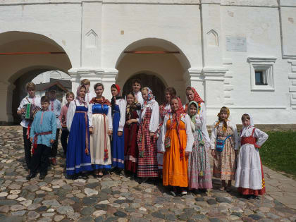 Юные исследователи фольклора приняли участие в этнографической экспедиции по Кирилловскому району
