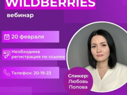 20 февраля в 18:00 состоится вебинар «Выход на Wildberries».