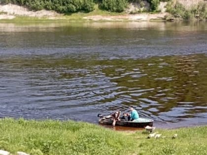 Жители вологодской деревни спасли туристов с севшего на мель катера