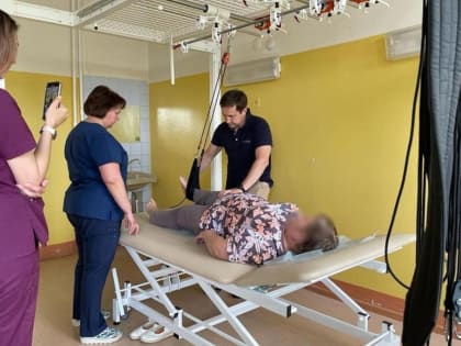 В облбольницу на Данилова купили тренажеры для пациентов