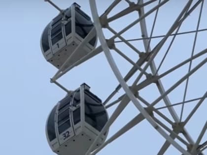 Колесо обозрения «Звезда Череповца» закрылось спустя несколько часов работы