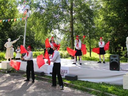 Семейный праздник в центре города