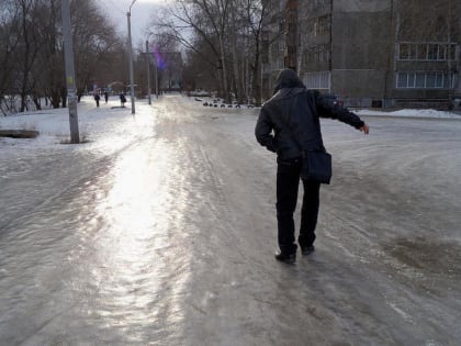 Синоптики предупреждают вологжан о гололёде