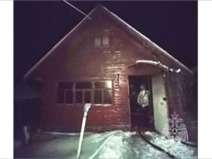 В Шекснинском районе горела баня