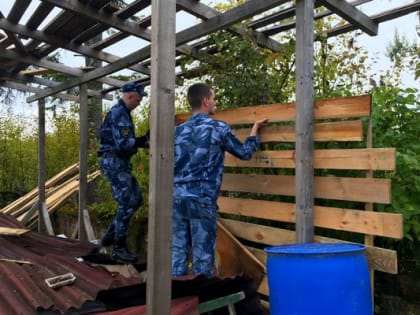 Помощь в восстановлении православного храма оказывают курсанты ВИПЭ ФСИН России