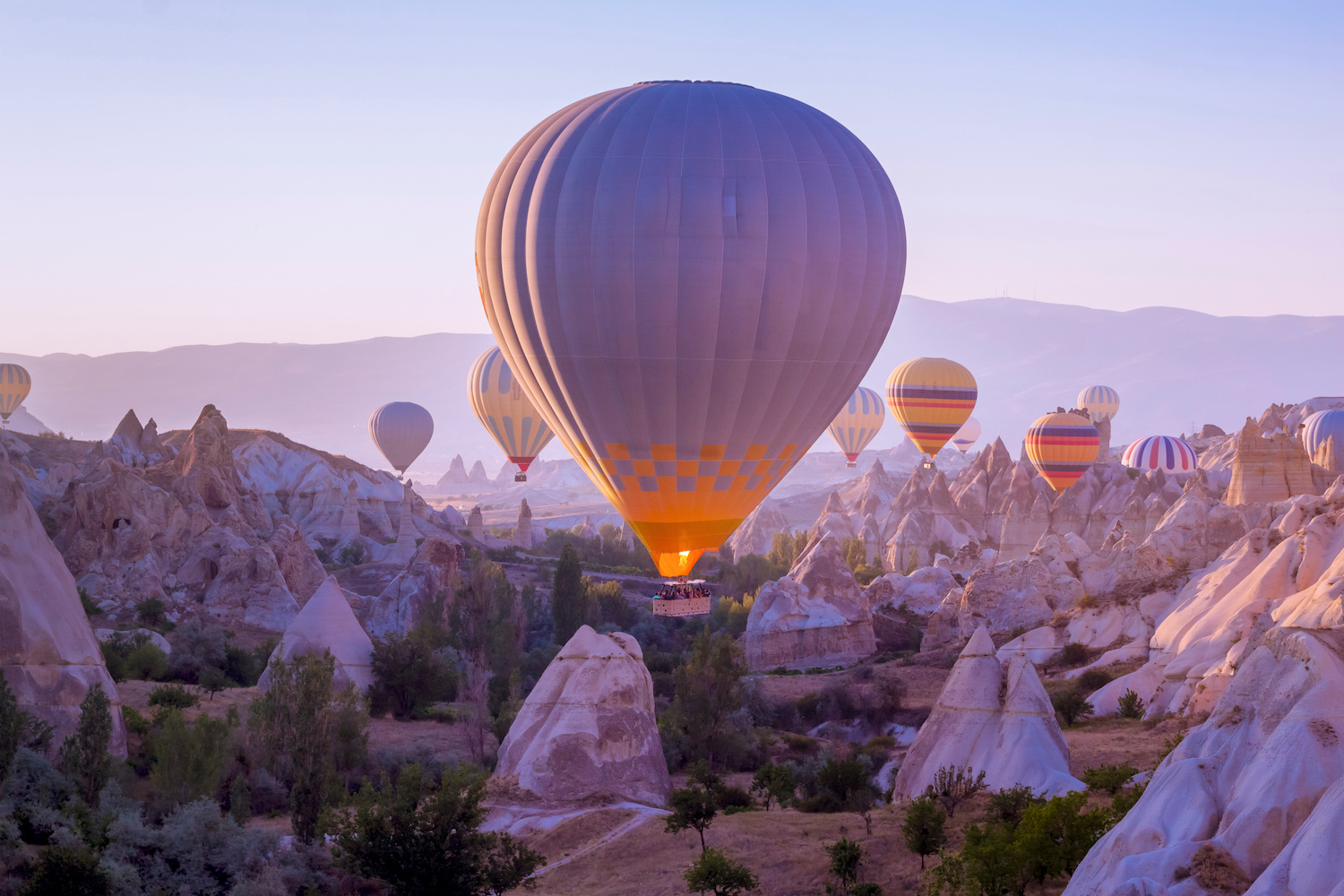 Ballons in Kappadokien, Türkei