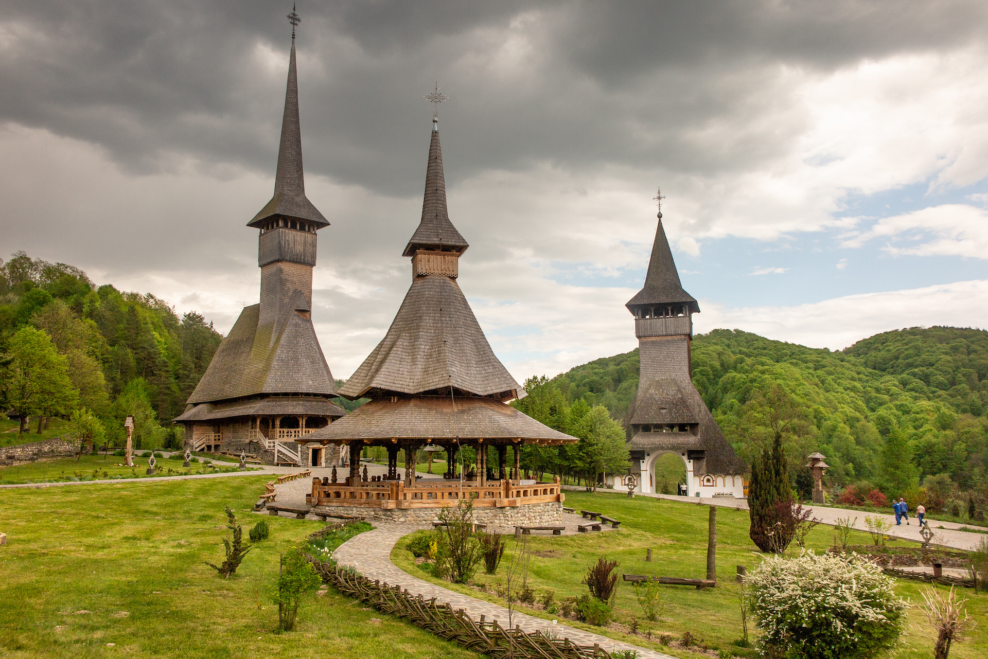 Holzkirchen in Maramures, Rumänien