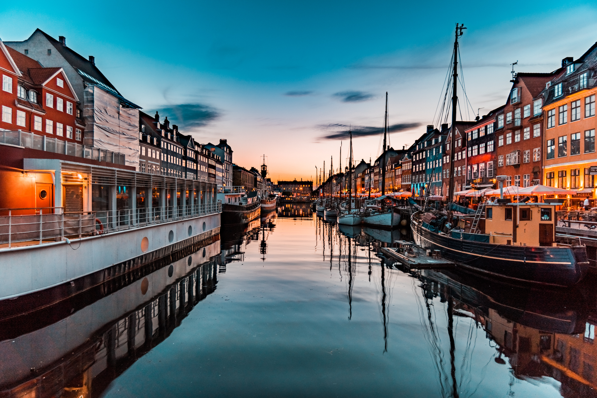 Blick auf Wasser in Kopenhagen