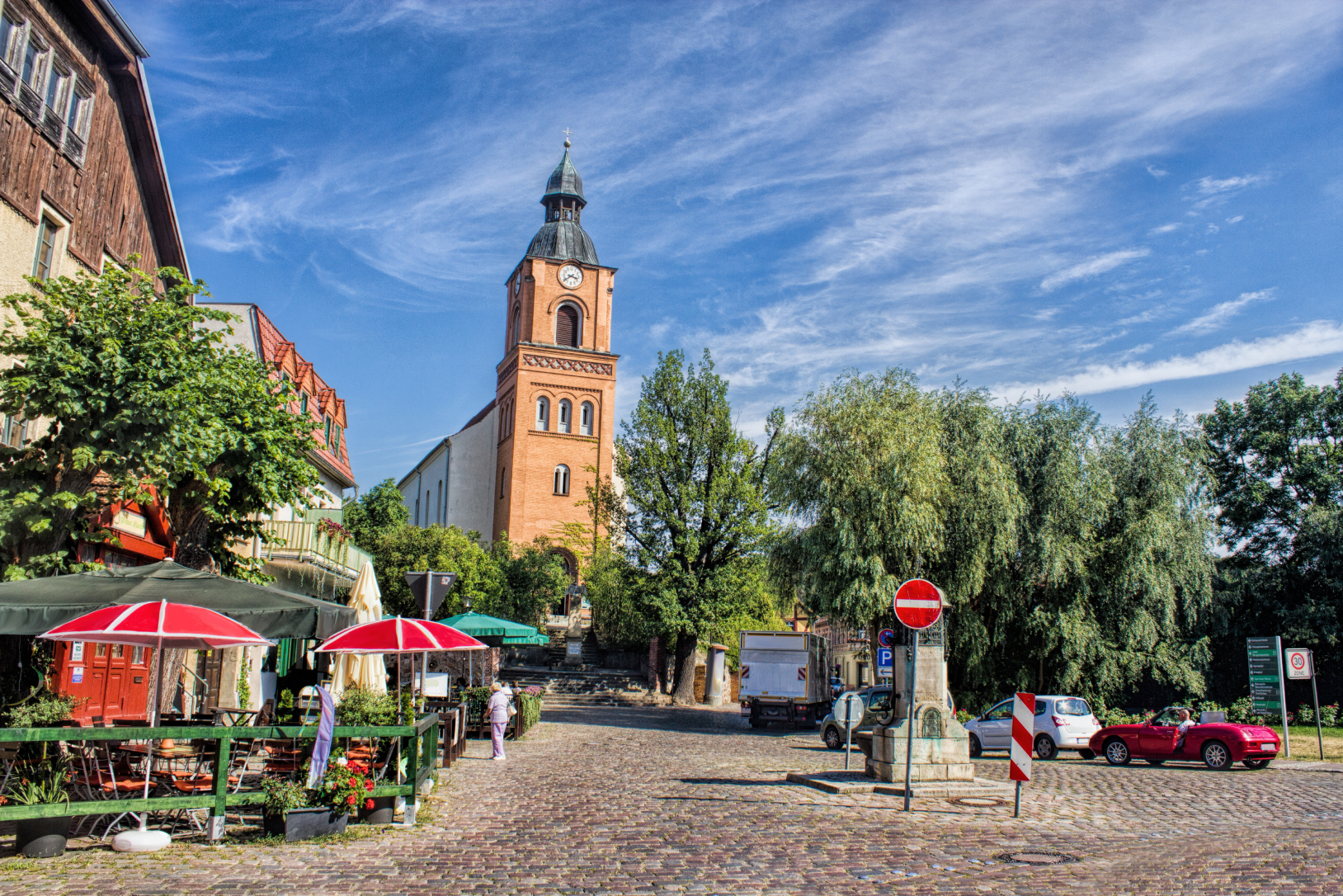 Marktplatz in Buckow