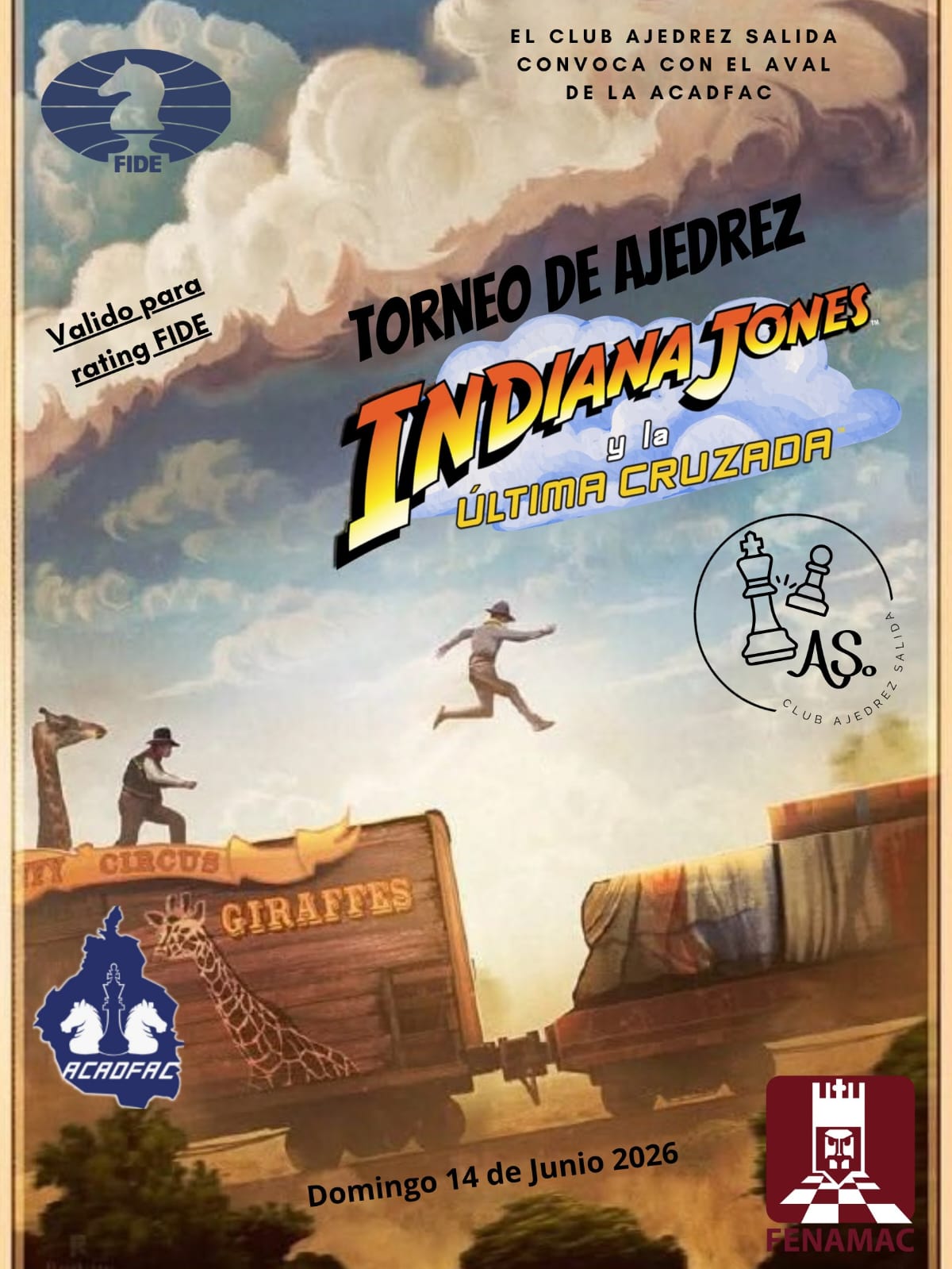 TORNEO DE AJEDREZ "INDIANA JONES" y la ÚLTIMA CRUZADA
