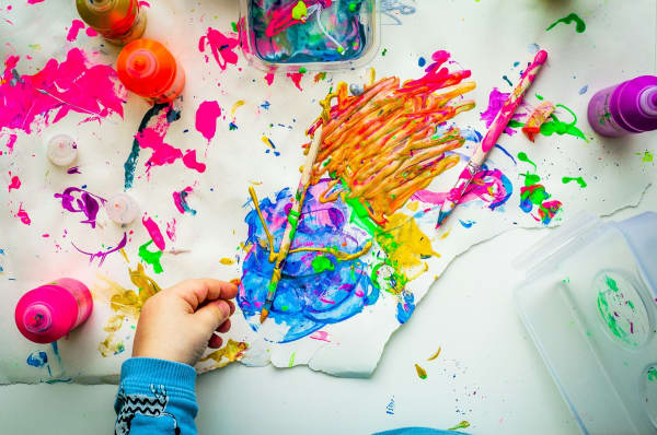 Chestnut Nursery Schools News Image - Messy Play Time!