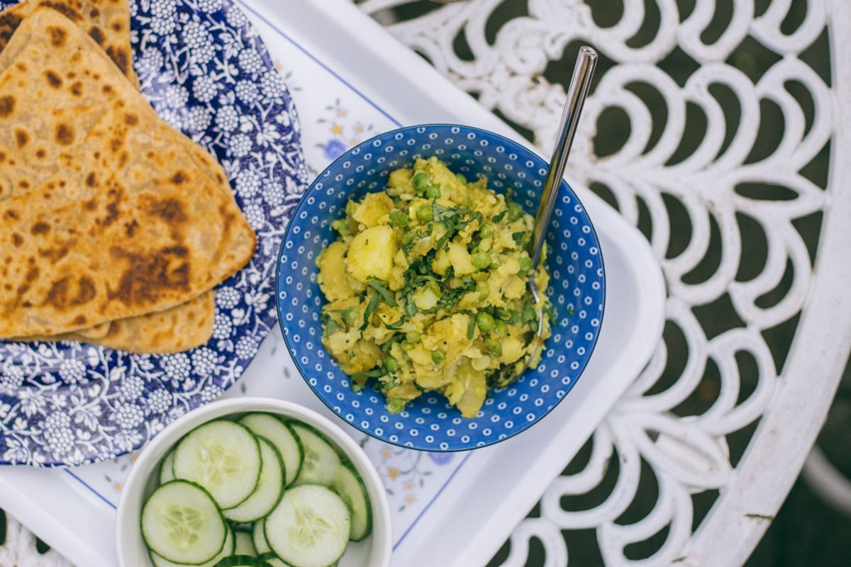 Gujarati Style Aloo Matar