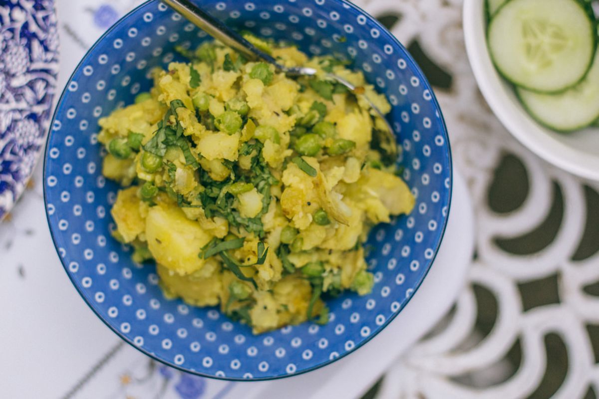 Gujarati Style Aloo Matar