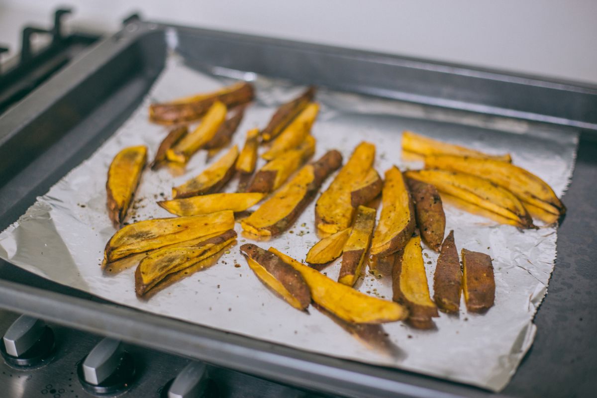 Vegetarian Loaded Sweet Potato & Chili Fries