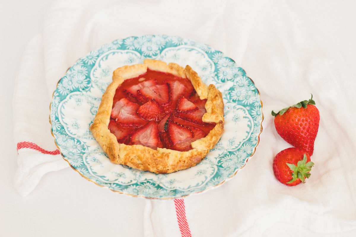 Strawberry Hazelnut Galette