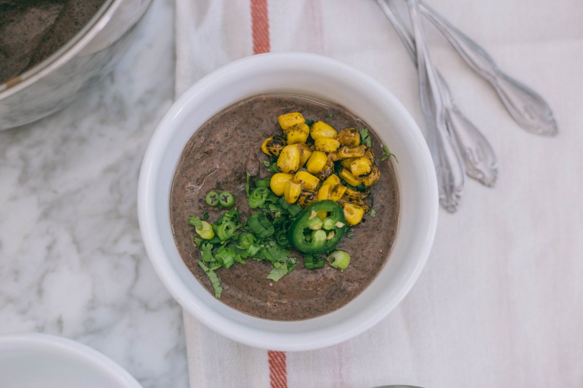 Smoky Vegan Black Bean Soup Recipe