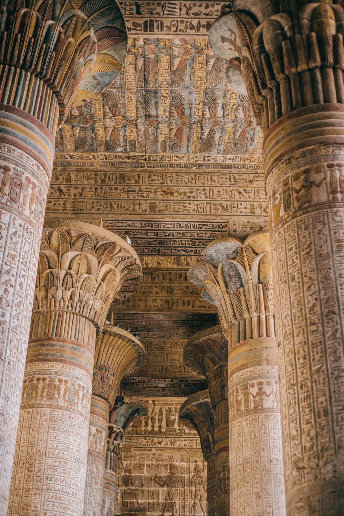 Ruins on the Nile River Valley