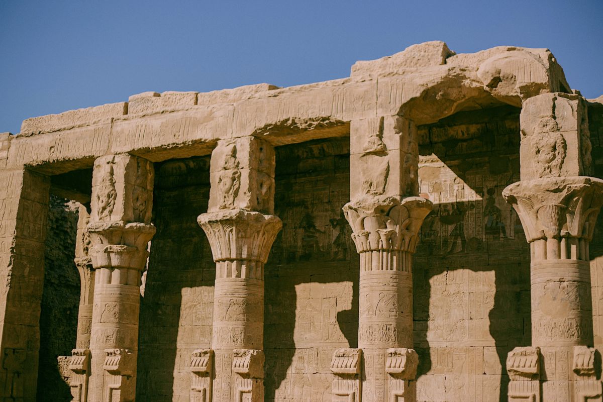 Ruins on the Nile River Valley