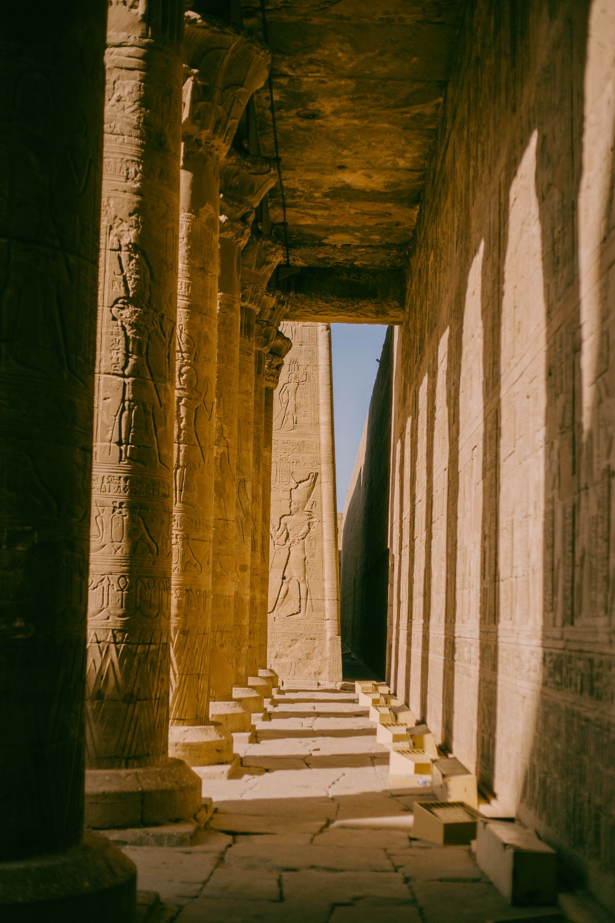 Ruins on the Nile River Valley