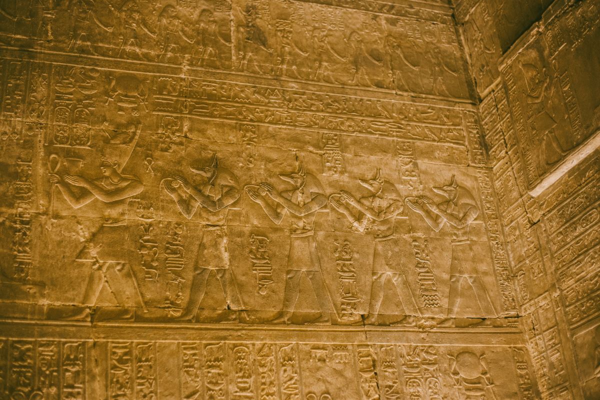 Ruins on the Nile River Valley