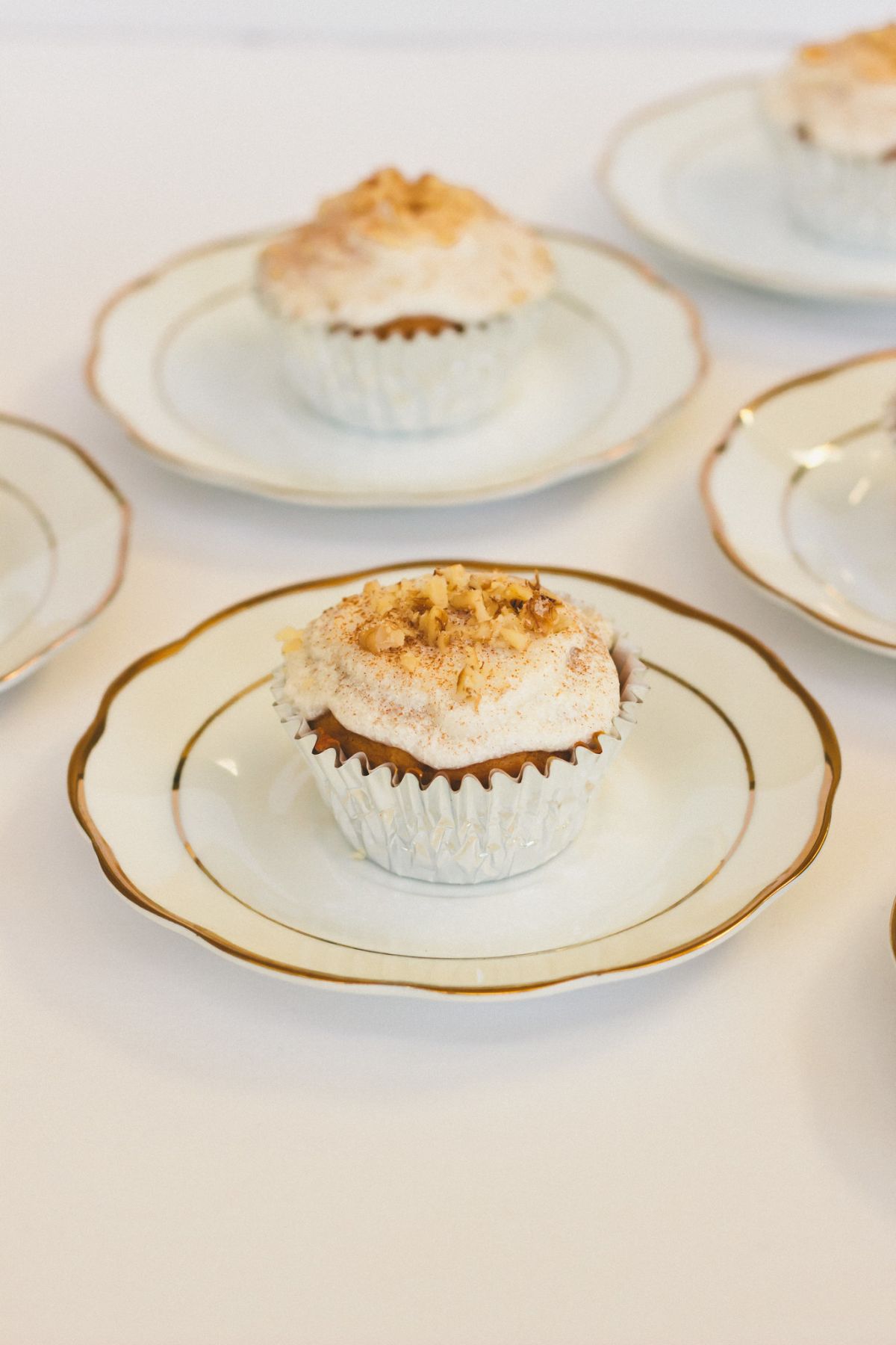 Maple Walnut Eggless Cupcakes