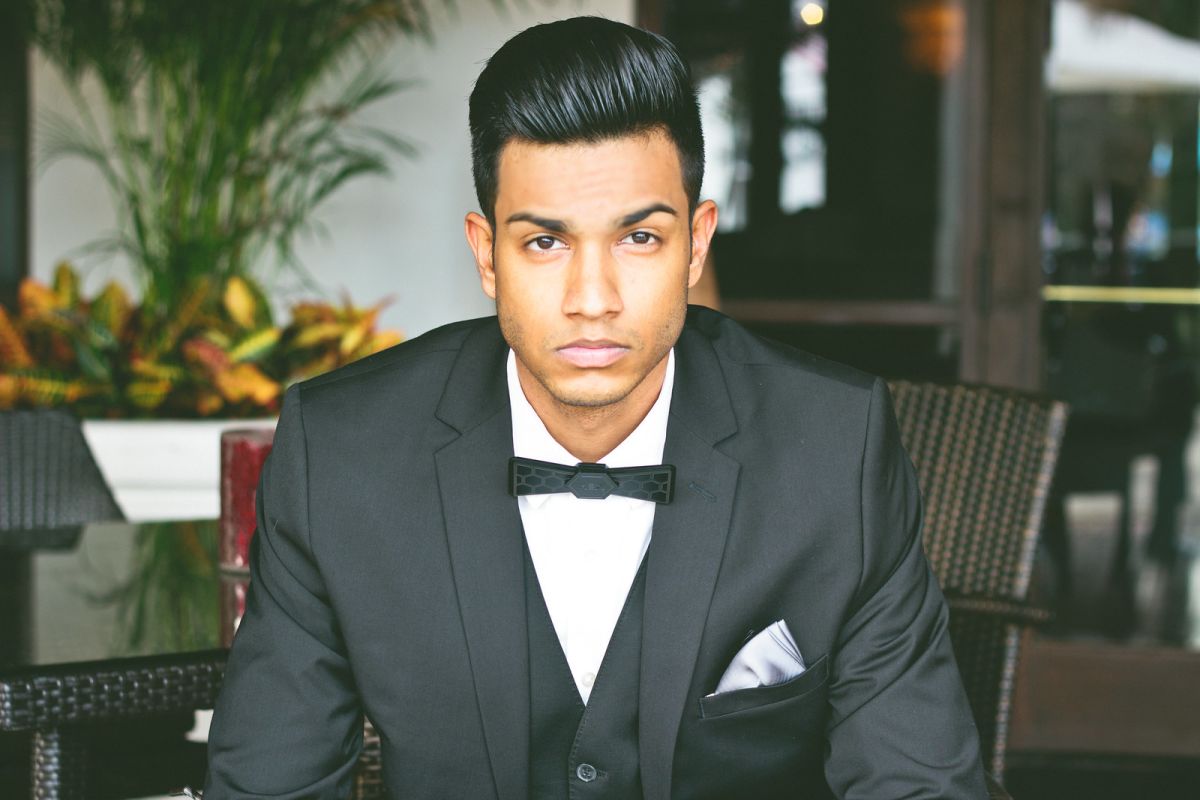 Modern Black Tie Outfit