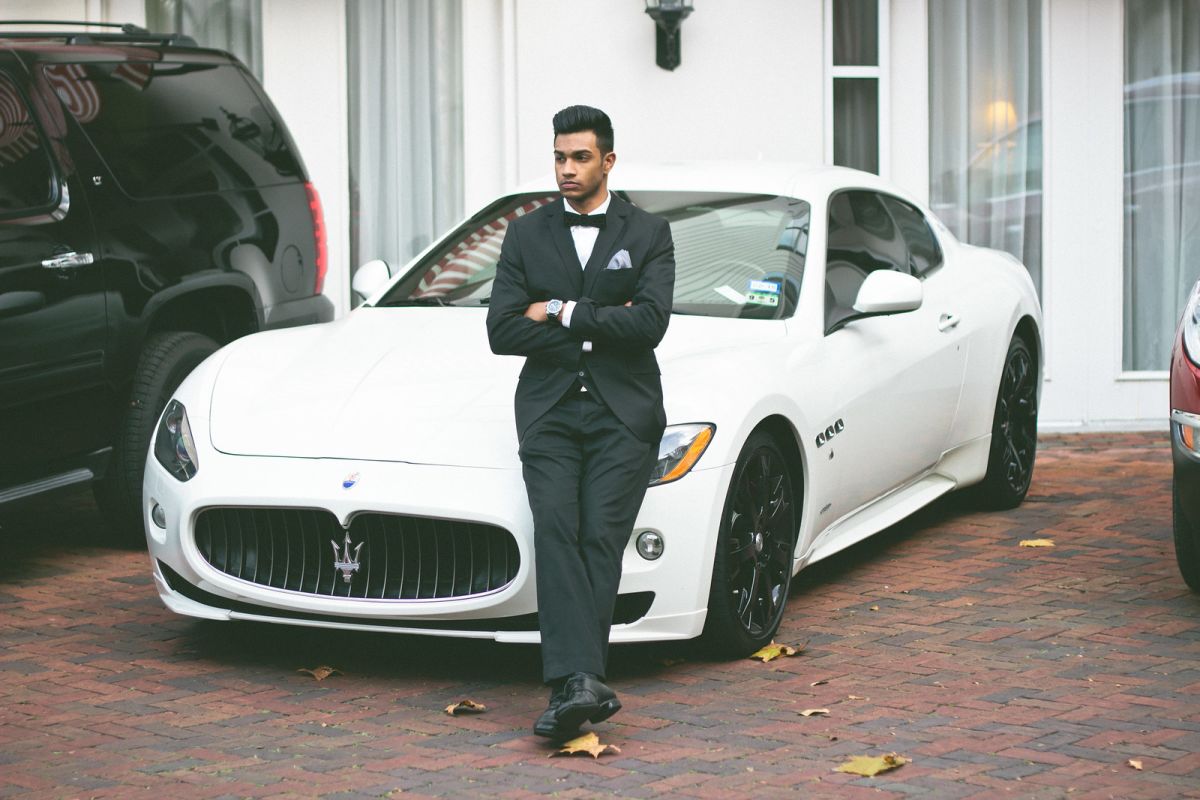 Modern Black Tie Outfit