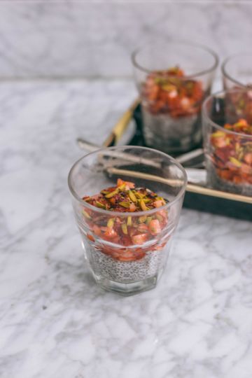 Persian Love Cake Chia Pudding Recipe