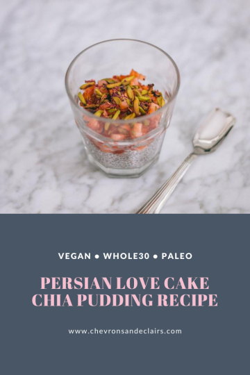 Persian Love Cake Chia Pudding Recipe