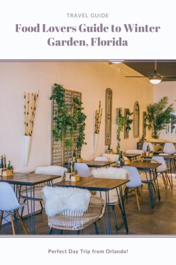 Food Lovers Guide to Winter Garden, Florida