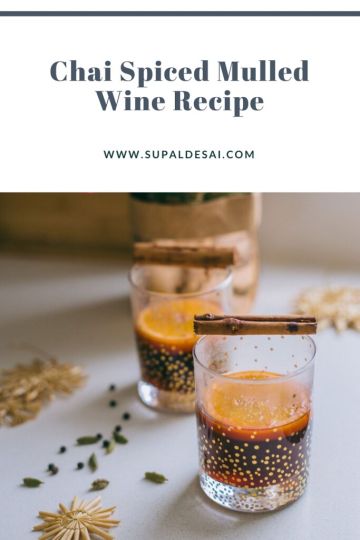 Chai Spiced Mulled Wine Recipe