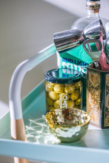 My Colorful and Functional Bar Cart