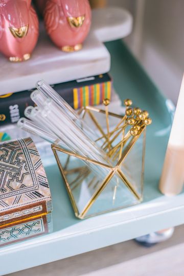 My Colorful and Functional Bar Cart