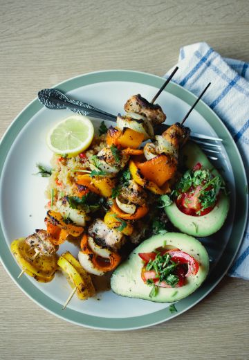 Oven Baked Salmon Kabobs Cover Image