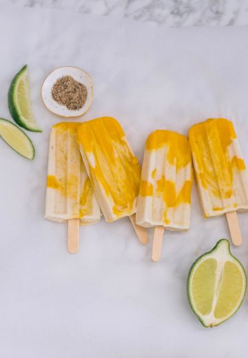 Vegan Mango Lassi Popsicles Cover Image