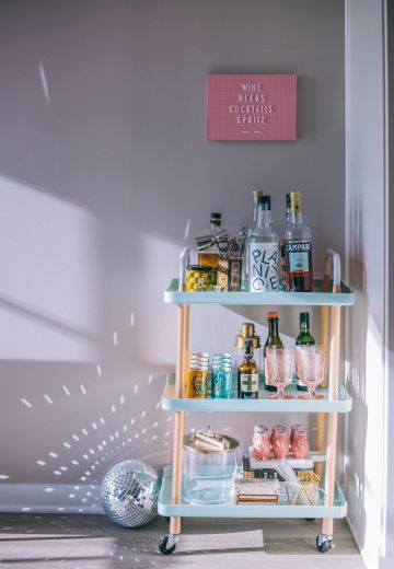 My Colorful and Functional Bar Cart Cover Image