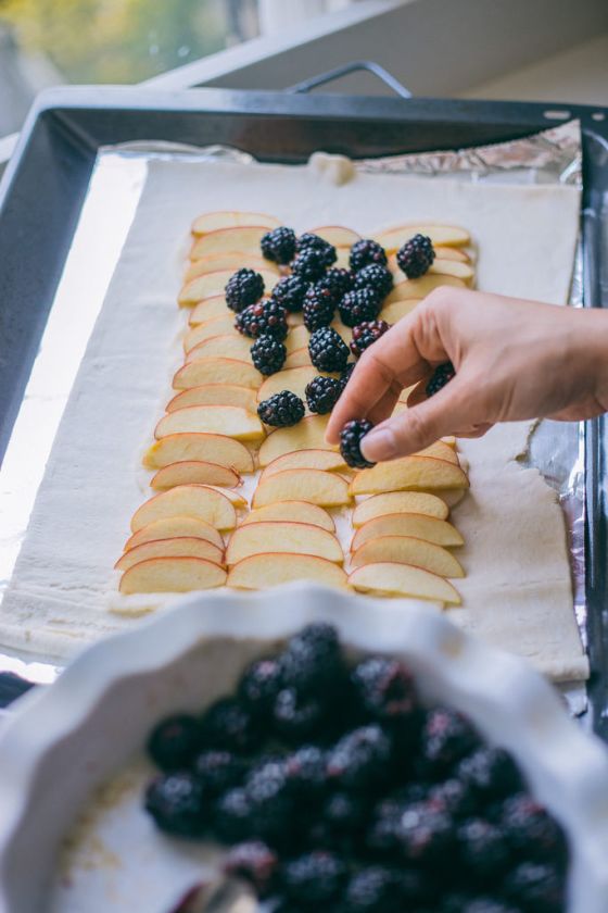Blackberry & Apple Galette