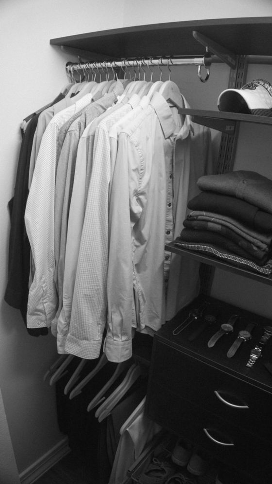 Menswear Organization with Organized Living