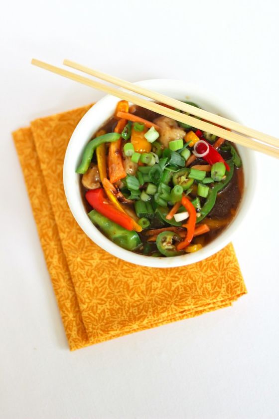 Sweet Pepper and Chicken Stir Fry Recipe