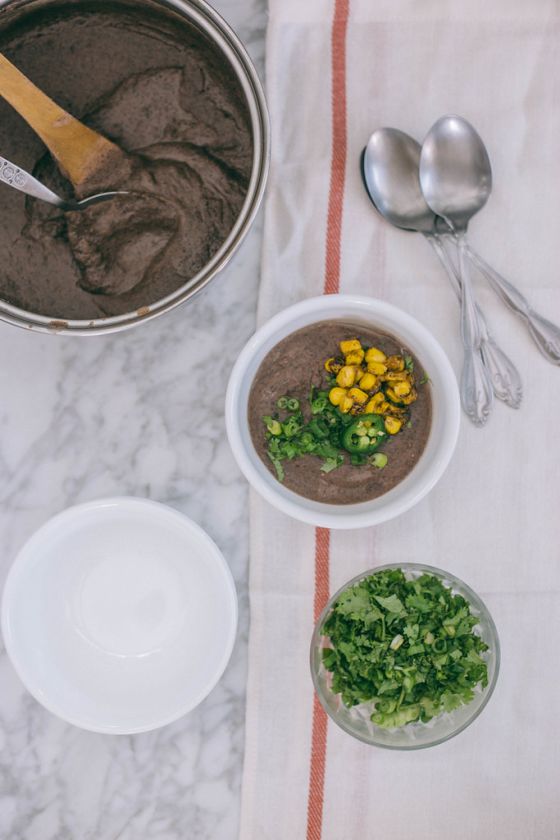 Smoky Vegan Black Bean Soup Recipe