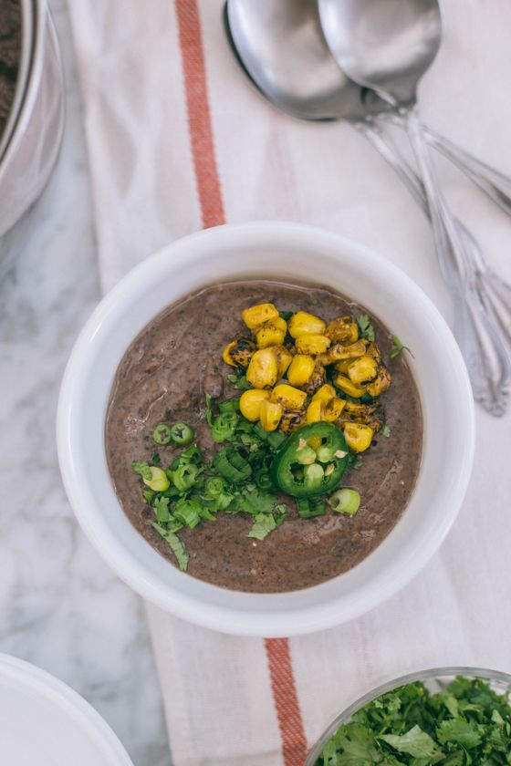 Smoky Vegan Black Bean Soup Recipe