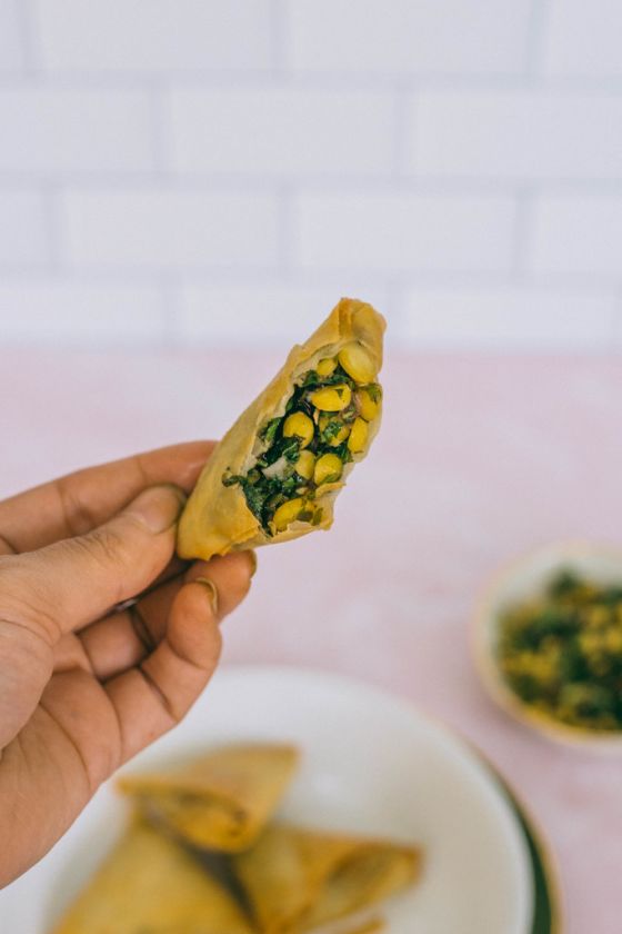 Herby Chickpea Samosas Recipe