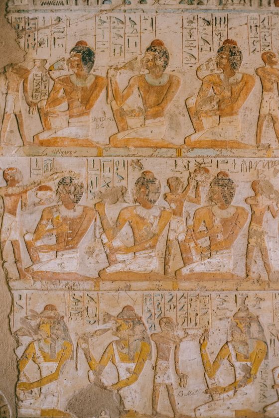 Ruins on the Nile River Valley