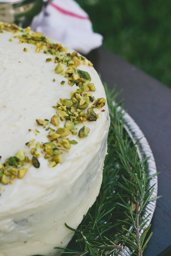 Black Tea and Ginger Cake with Honey Buttercream