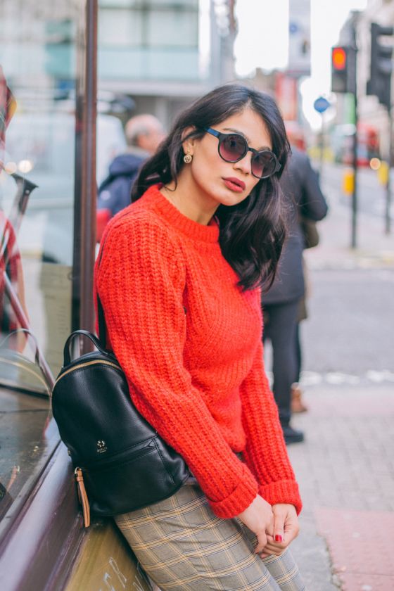 A Cozy Sweater & Plaid Pants | Supal Desai