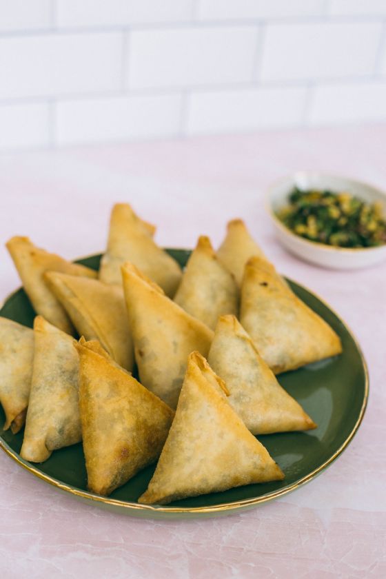 Herby Chickpea Samosas Recipe | Supal Desai