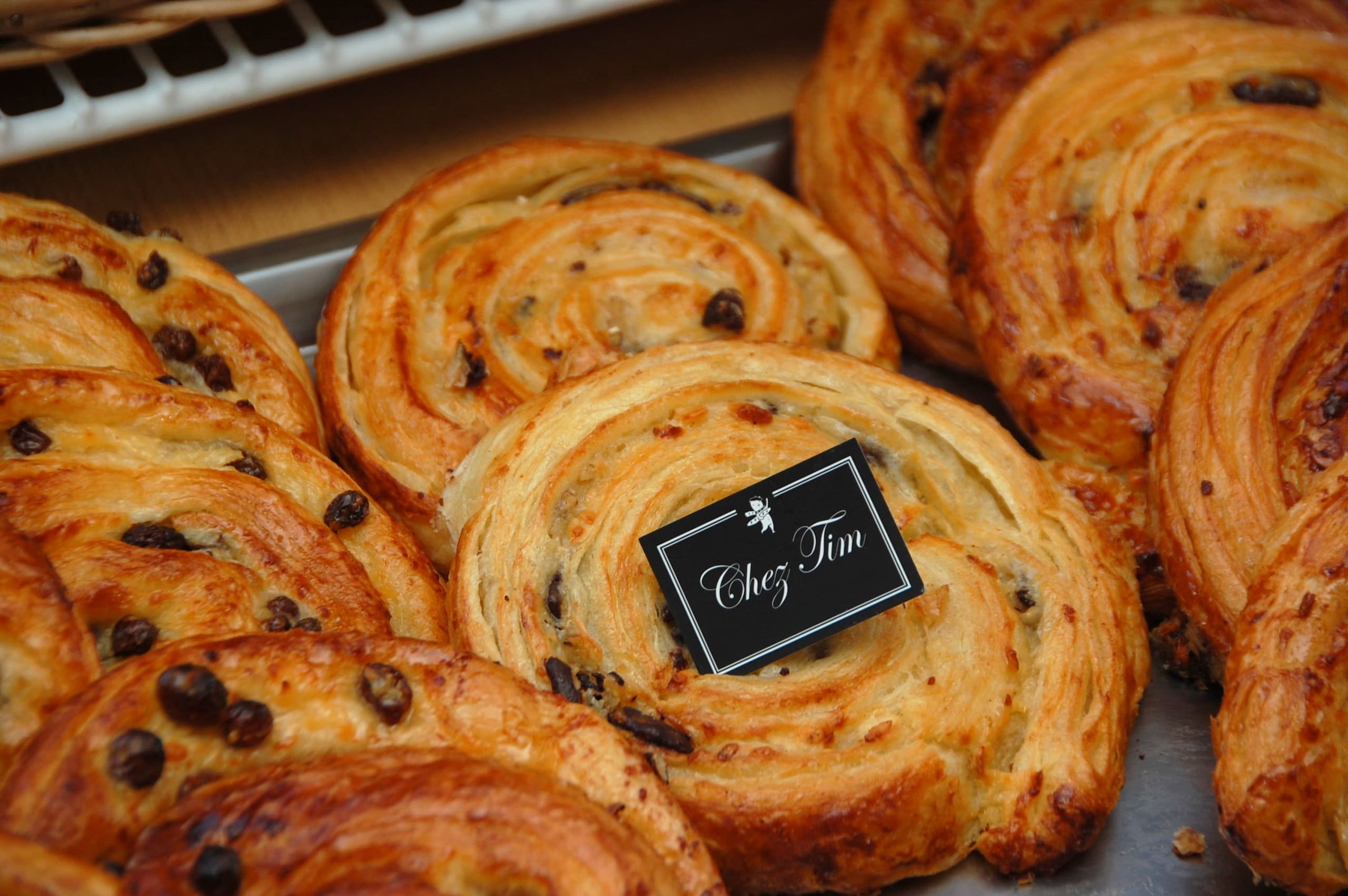 Raisin snail Chez Tim Bakery