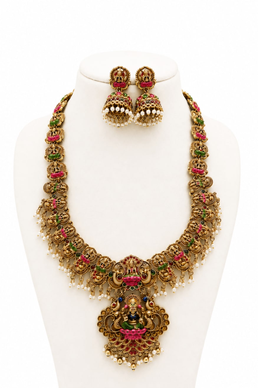Sri Lakshmi Vaibhav Haram - South Indian Jewelry by Nethiel Jewelry (View 1)