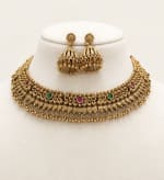 Antique Gold Layered necklace set ✨ Thumbnail 1 - Nethiel Jewelry
